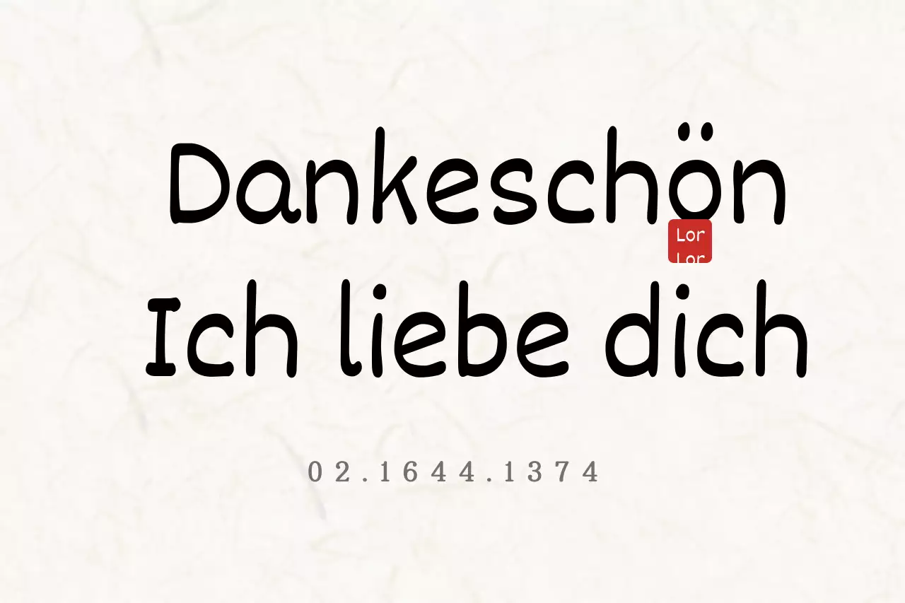 Kalligrafischer Text