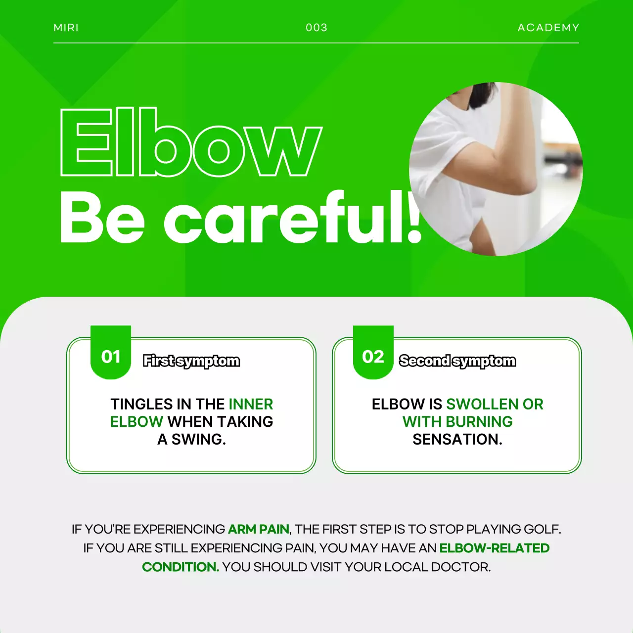 Green Modern Golf Guide Instagram Carousel