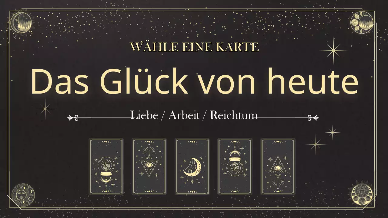 Tarotkartenlegen für die zweite Jahreshälfte in Schwarz und Beige