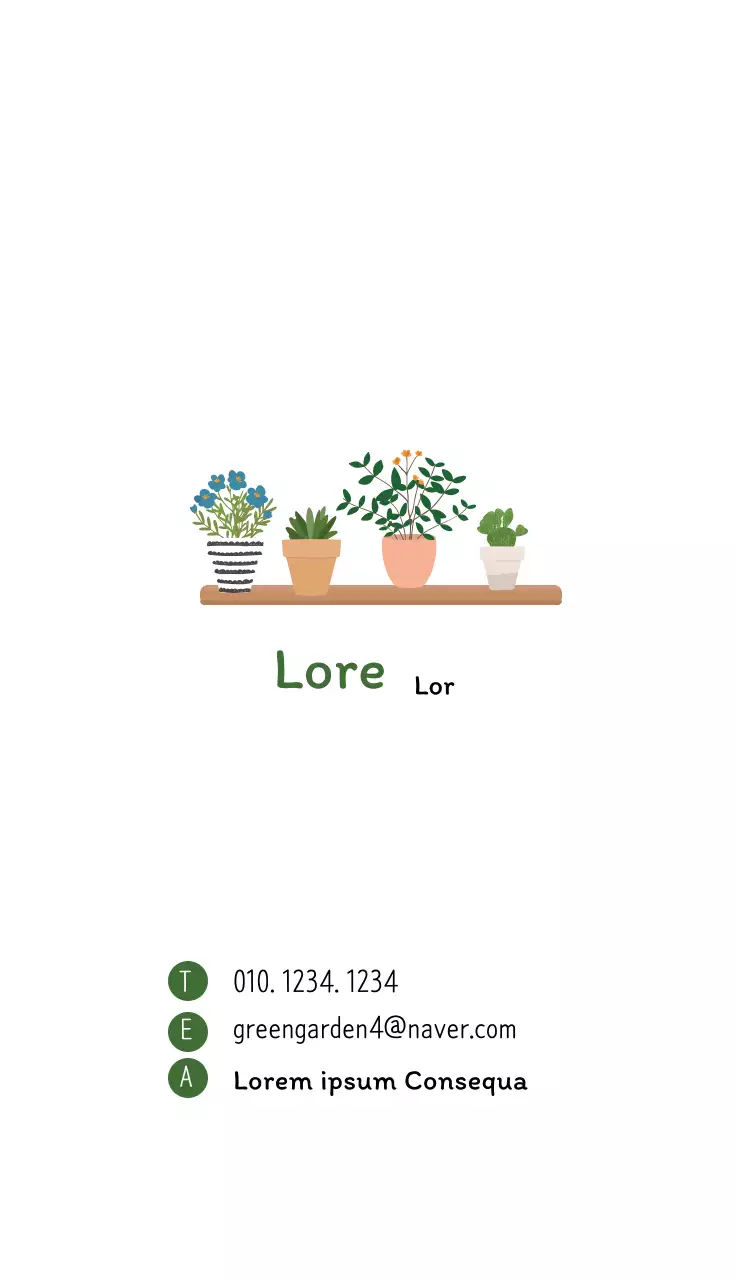 Weiße Illustration ordentlicher botanischer Garten