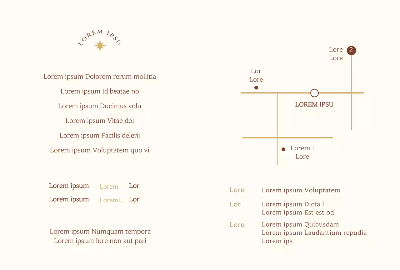 Ein sentimentales Konzept Hochzeitseinladung mit einem blassgelben Stern und Linie Illustration