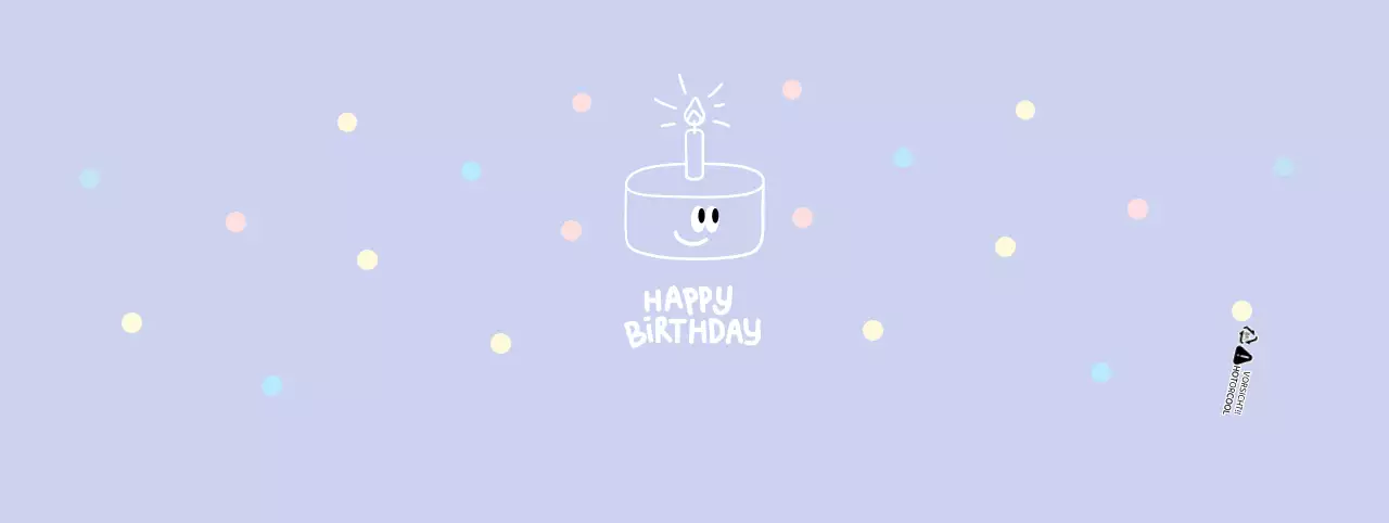 Pastell lila niedliche Geburtstagsparty Becherhalter