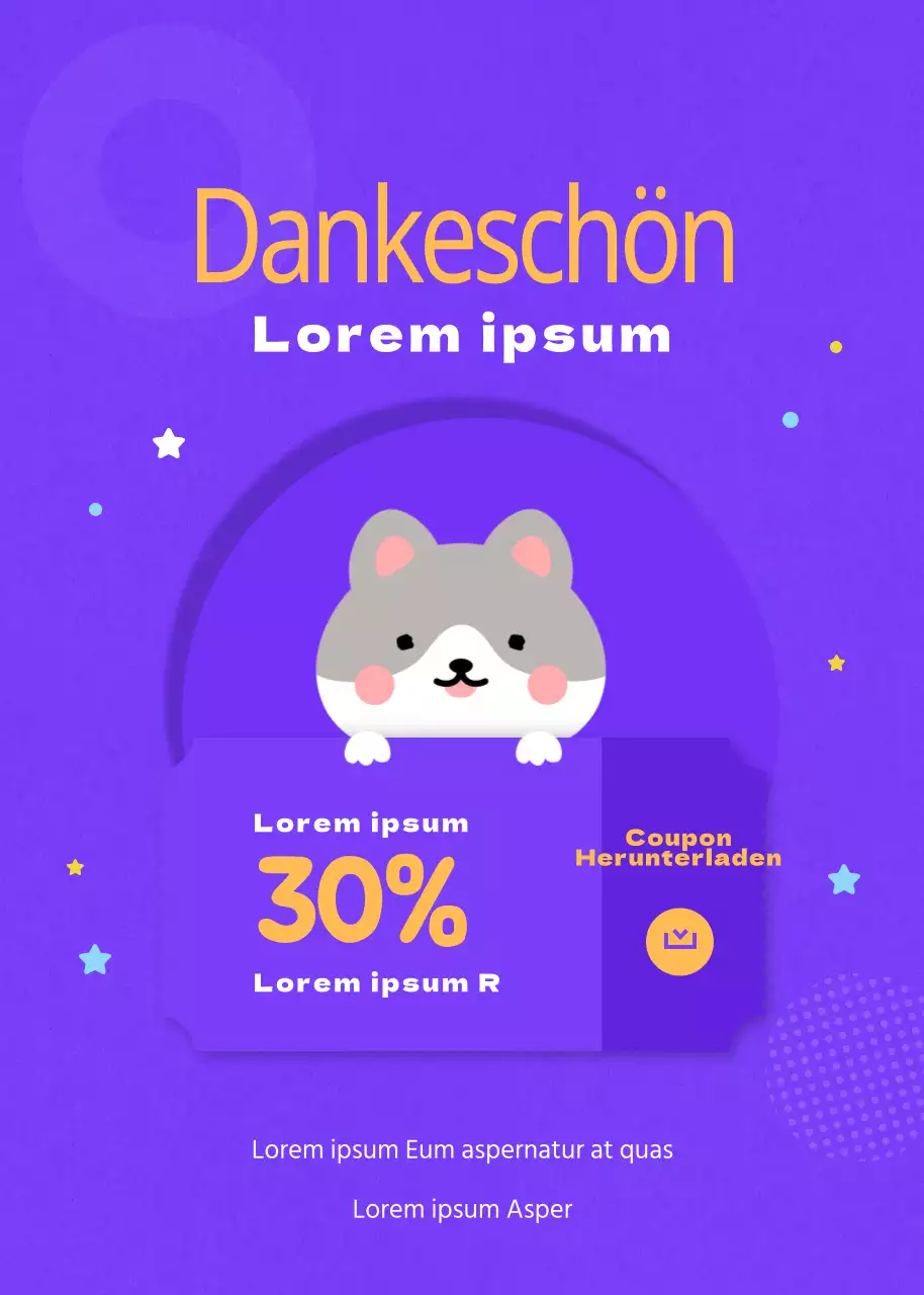 Danke, dass Sie wiedergekommen sind!