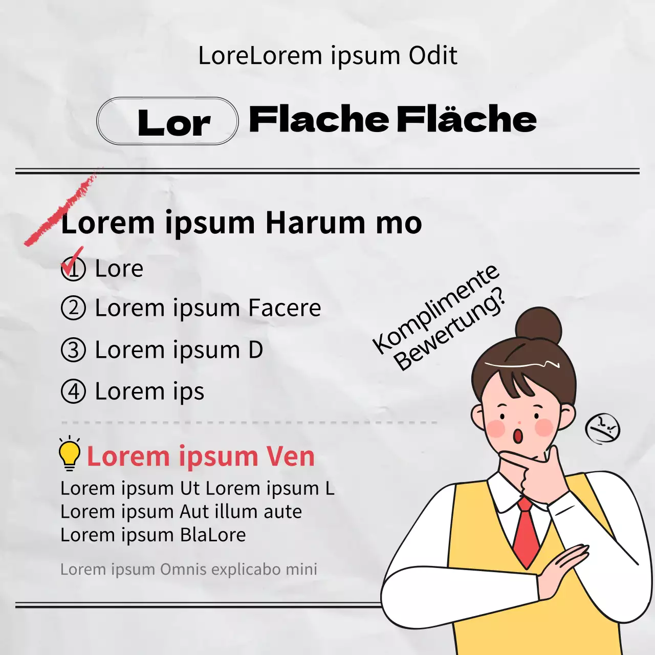 Gelbes und grünes Gesicht BewertungskarteNews Design