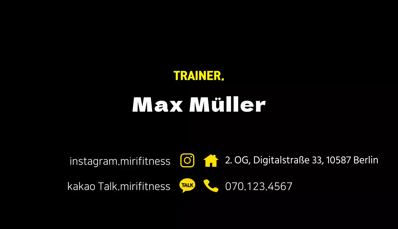 Förderung der gelben Fitness