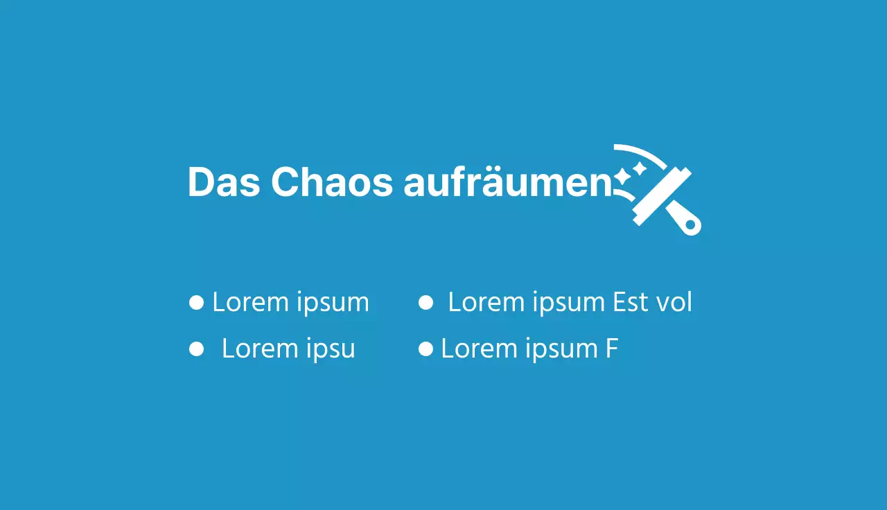 Niedlicher Reinigungsservice mit blauer Illustration