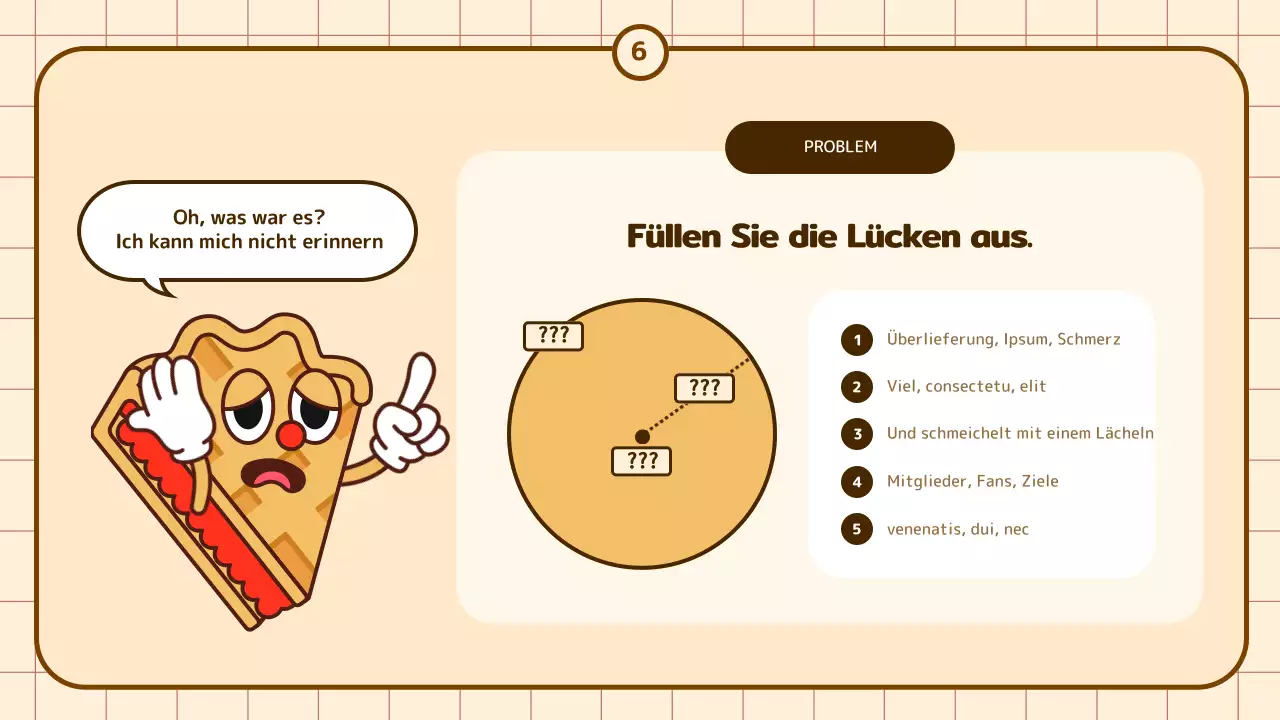 Niedlicher Cartoon Umfassende Bildung in Beige und Braun