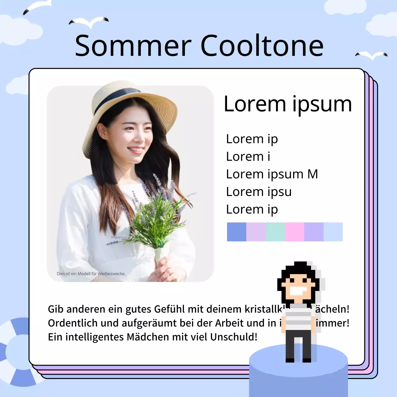 Bunt Persönliche Farbe Warmer Ton Kühler Ton Seeräuber