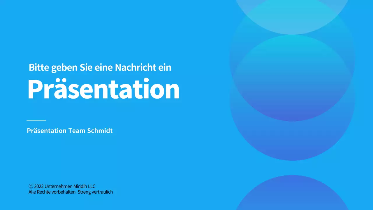Ein einfaches, blau-weißes Anschreiben für Unternehmen