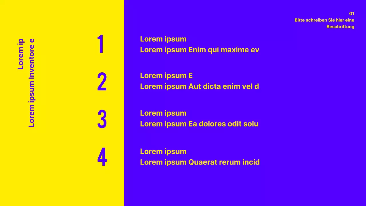 Präsentation des Portfolios