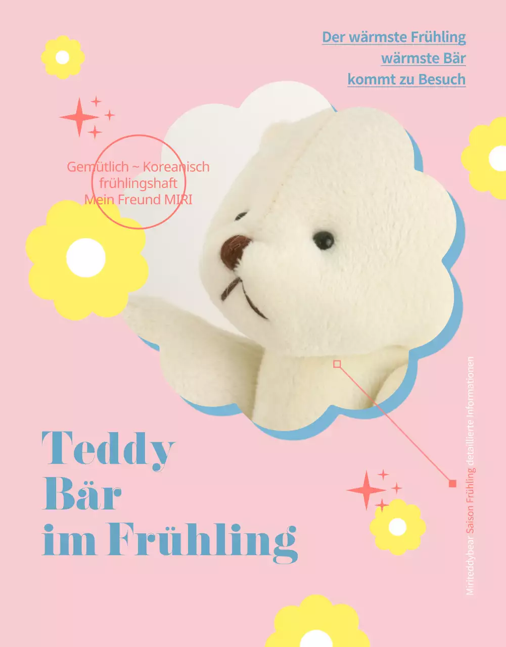 Ein Finanzierungsvorschlag für eine rosa und hellblaue Kuschelpuppe