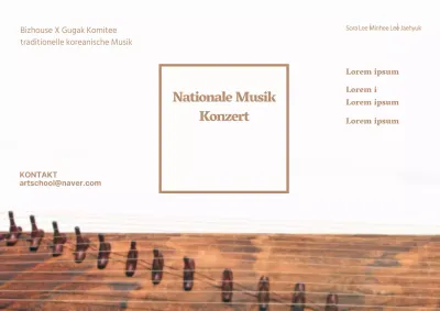 Gugak Konzert_Garoposter