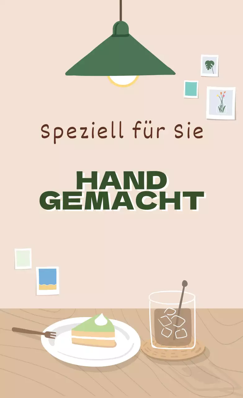 Bewerben Sie Ihr illustriertes Interieur-Café-Event