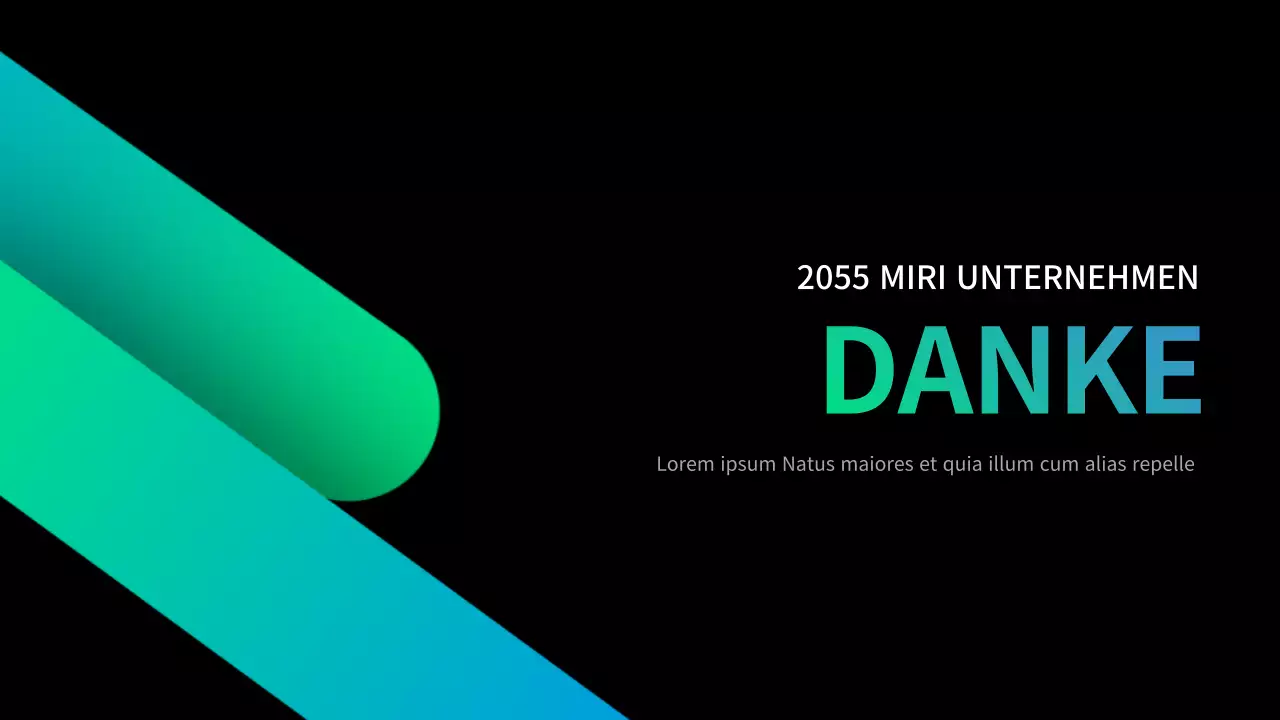 Business in Schwarz und Farbverläufen