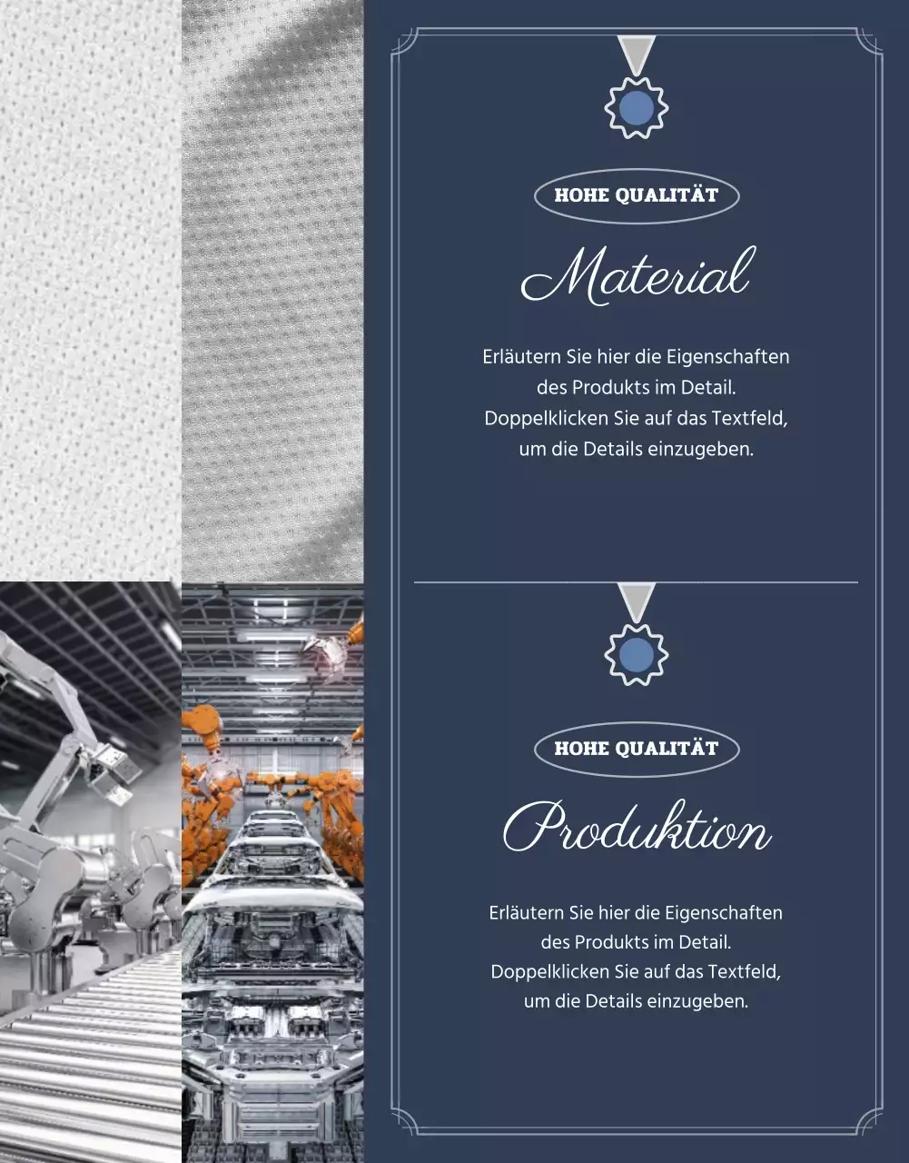 Lila und graue Bettwäsche Detailseite