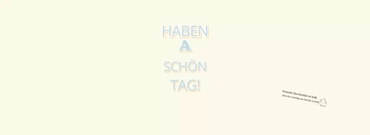 Gelb Blau Einfacher Pop-Text