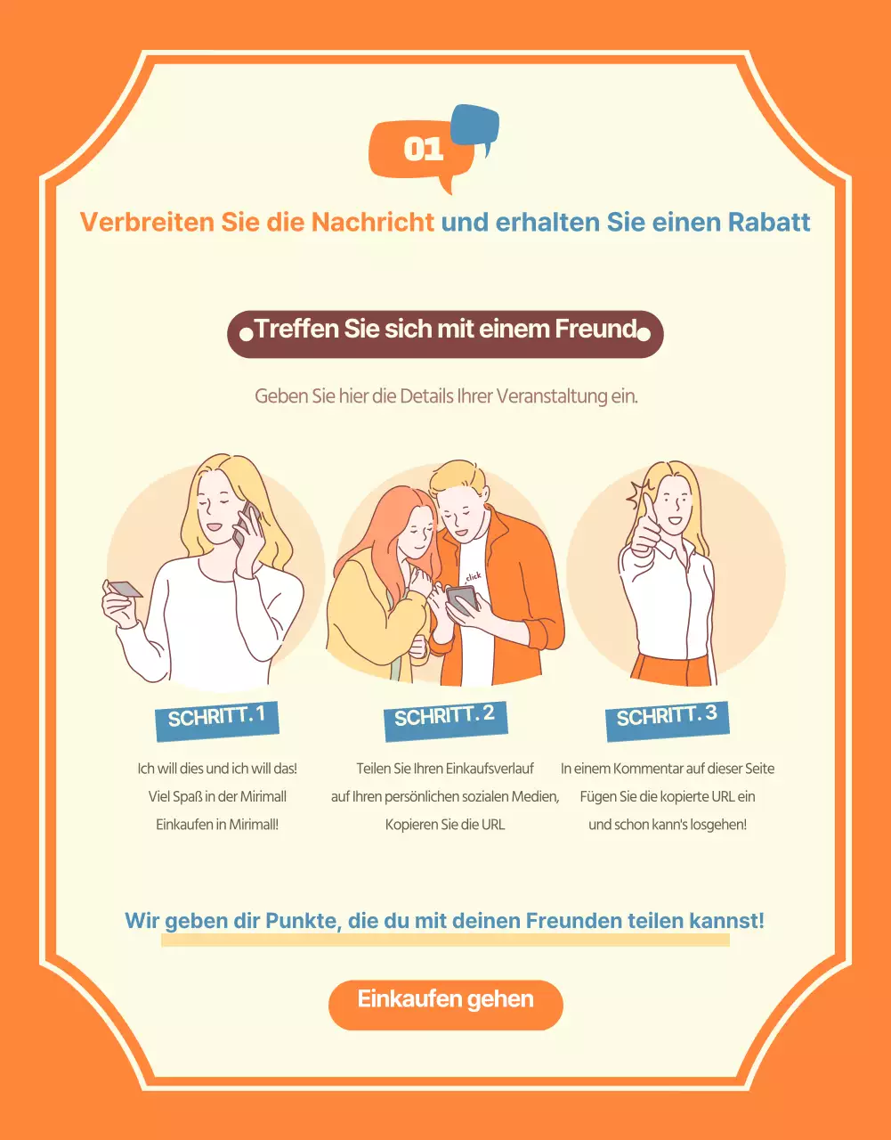 Veranstaltungen zur Verbreitung des Wortes