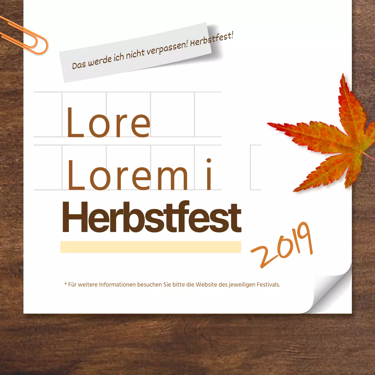 Herbstfest