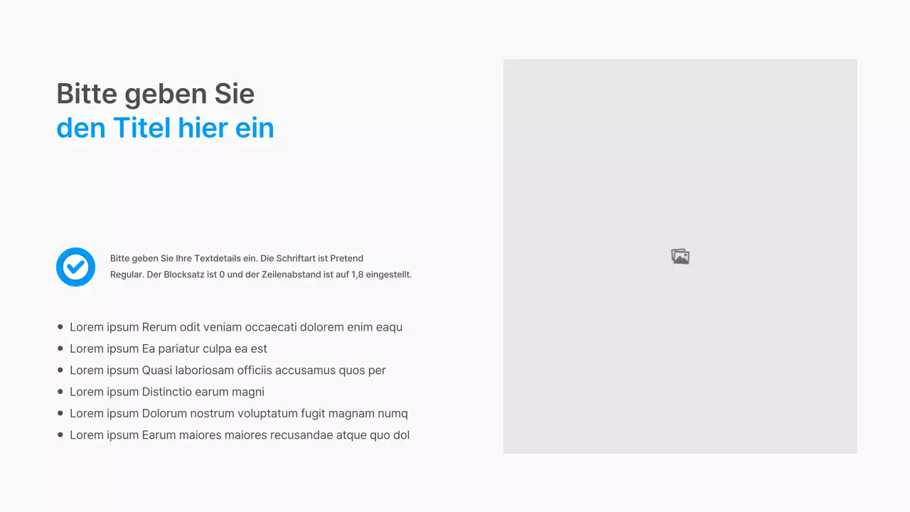 Geschäftsbericht mit einem modernen Farbverlauf in Weiß und Blau