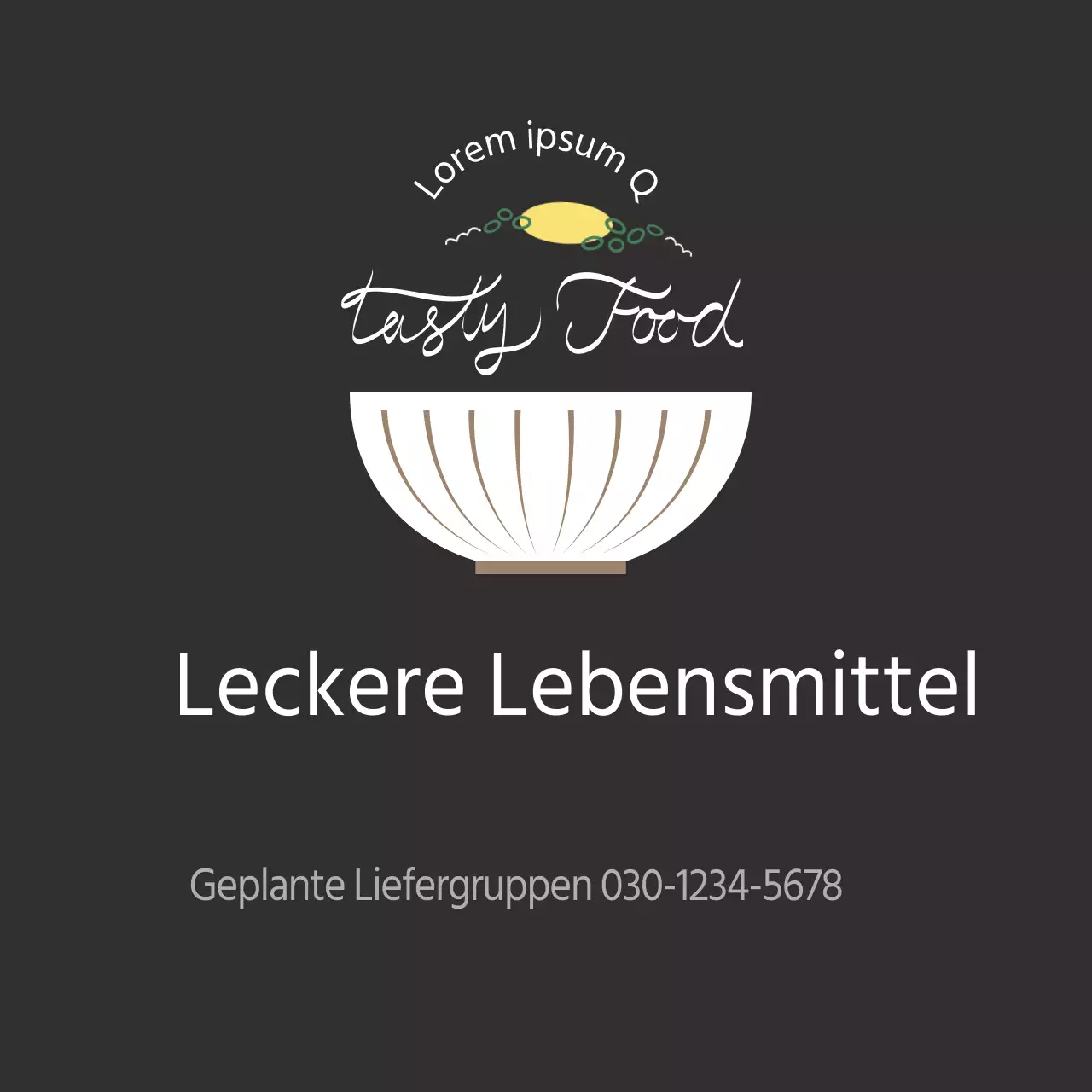 Schwarzer einfacher Reisschüssel Bento Aufkleber