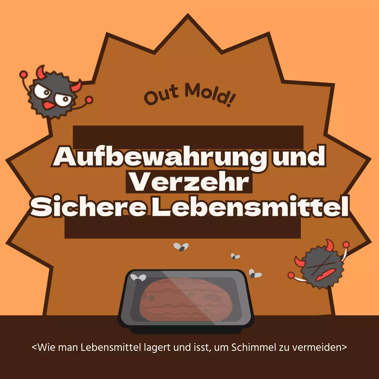 Weisheiten zur Lagerung und zum Verzehr von braunem, krabbelndem Schimmel CardNews
