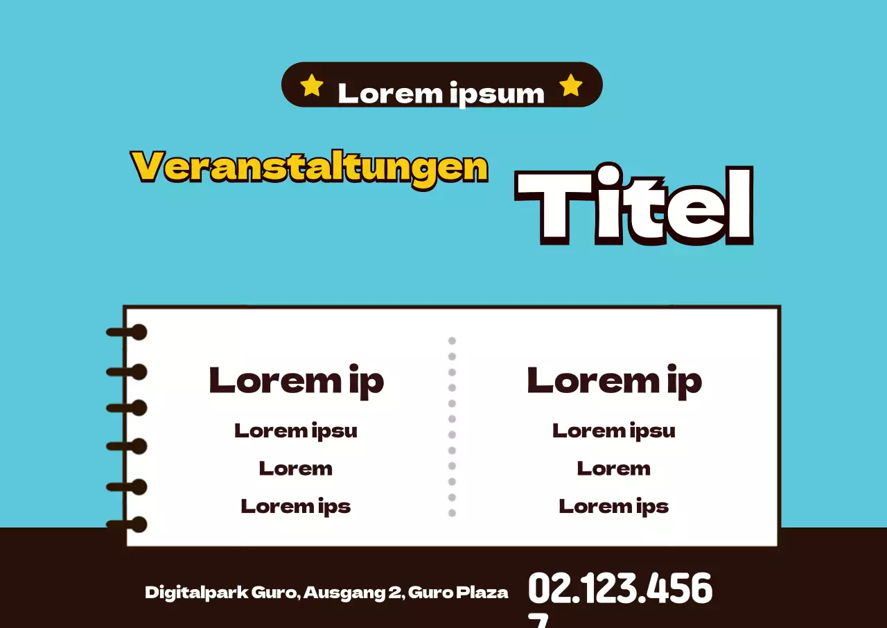 44507_Eingabe des Veranstaltungstitels