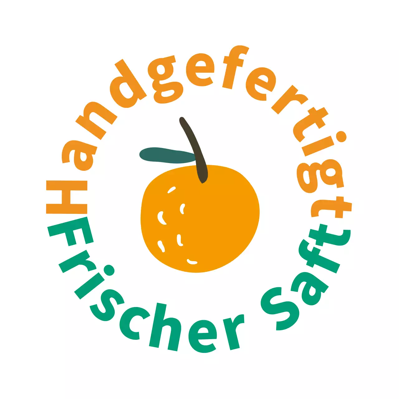 Weißer Hintergrund einfache Illustration Saft Etikett