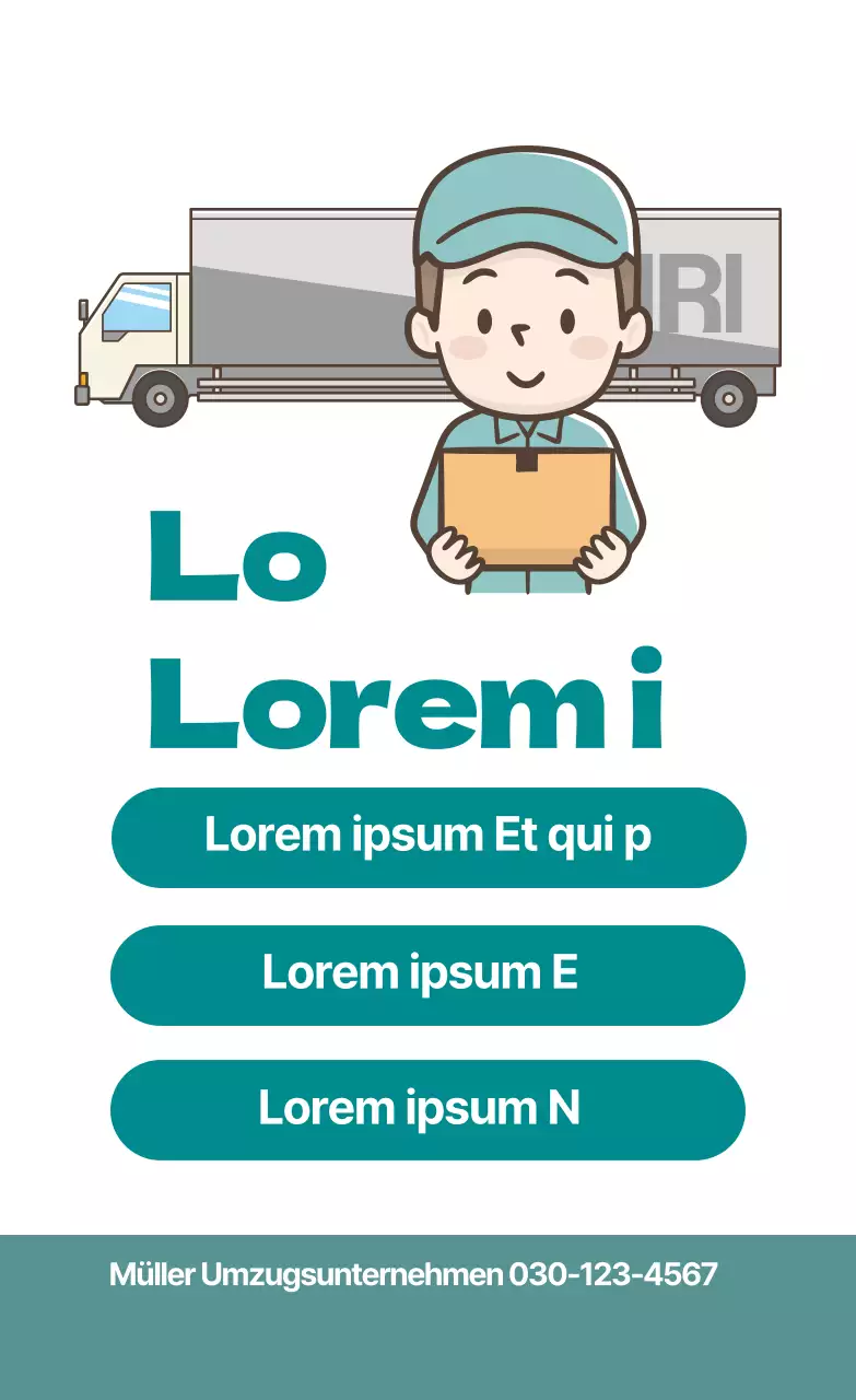 Blaue Illustration Niedliche Isa Yongdal Werbung