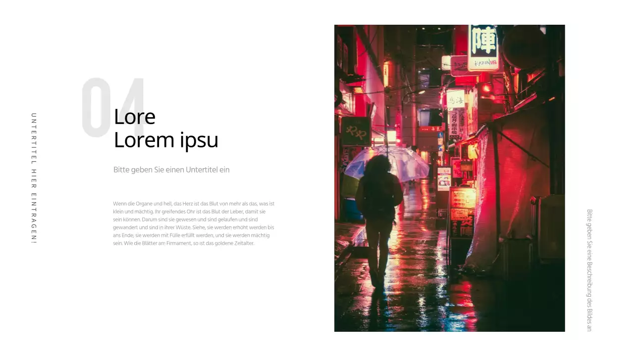 Einfache Präsentation