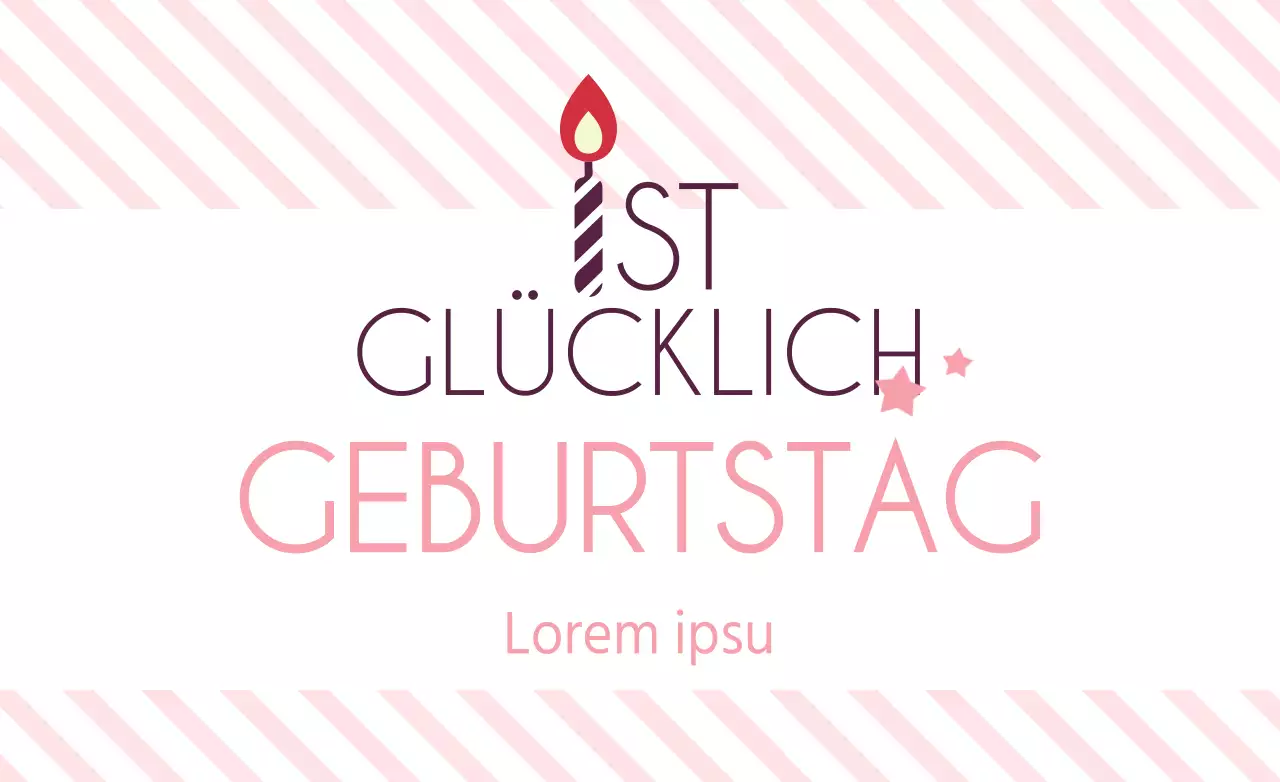Alles Gute zum Geburtstag