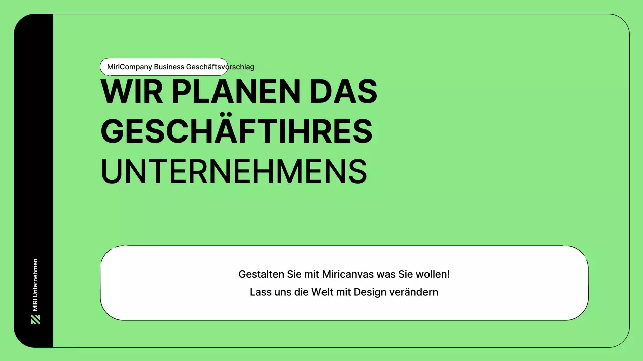 Business-Illustration mit einfachen Linien in Grün