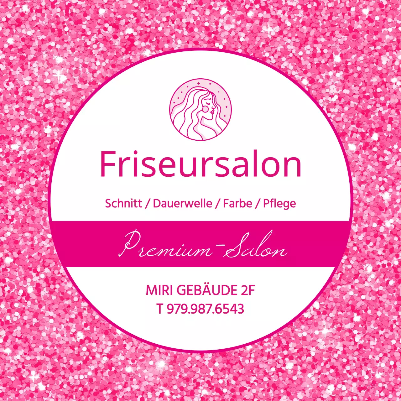 Rosa Partikel Hintergrund Schönheit Haarsalon