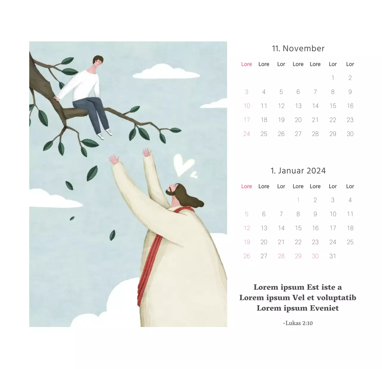  Illustration der Kirche Tischkalender der Kirche