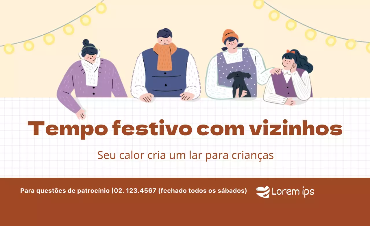 Promova a sua fundação com ilustrações comoventes