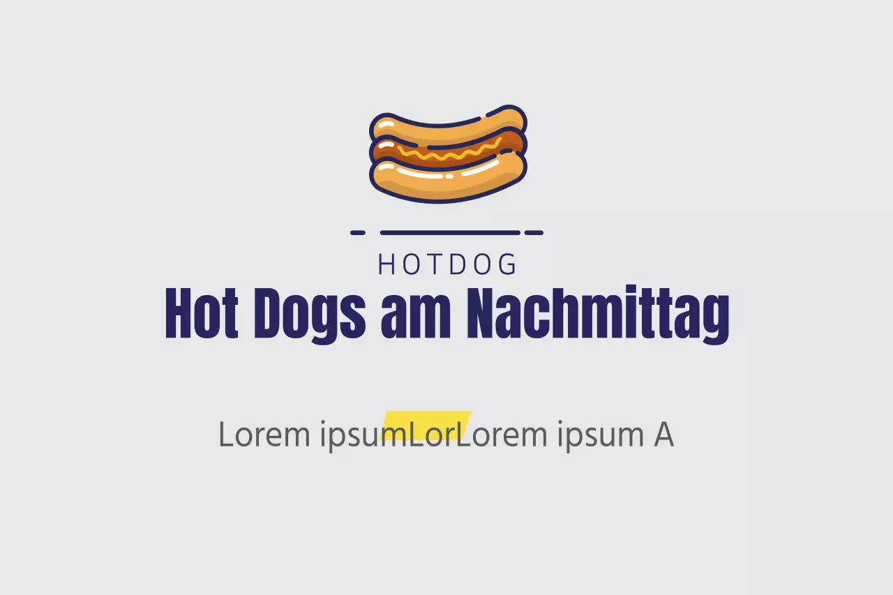 Hot Dogs am Nachmittag
