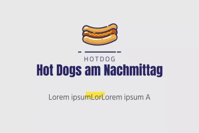 Hot Dogs am Nachmittag