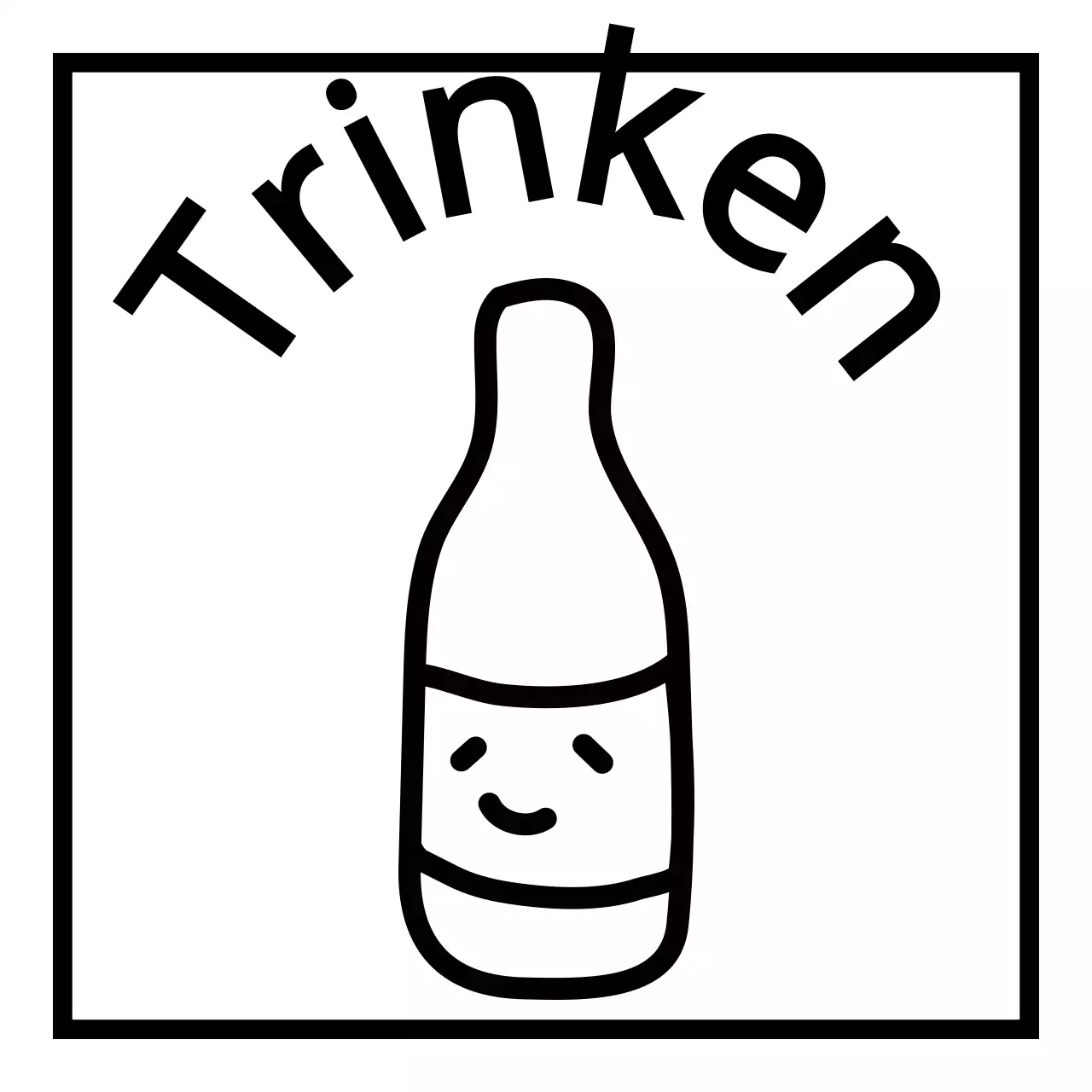 Einfache schwarze Linienillustration von verschiedenen Objekten und Tieren