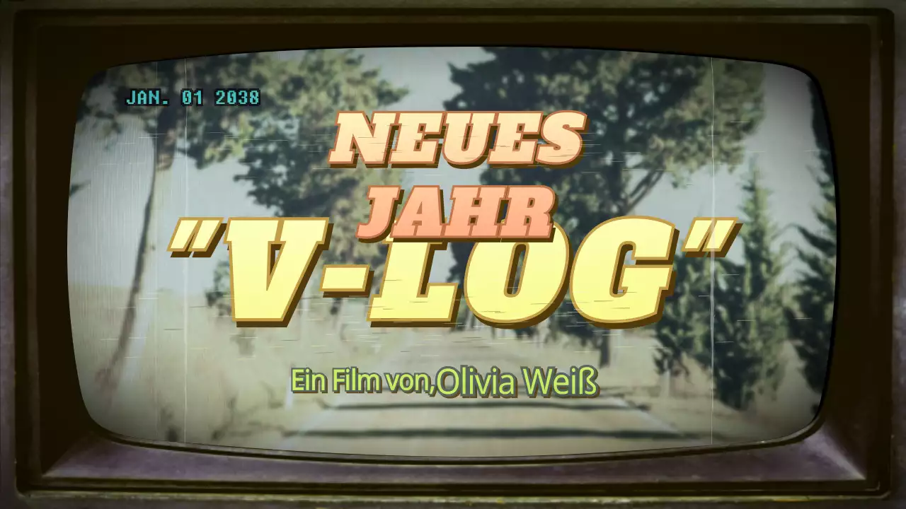 Neujahrs-Vlog mit einem Retro-Thema