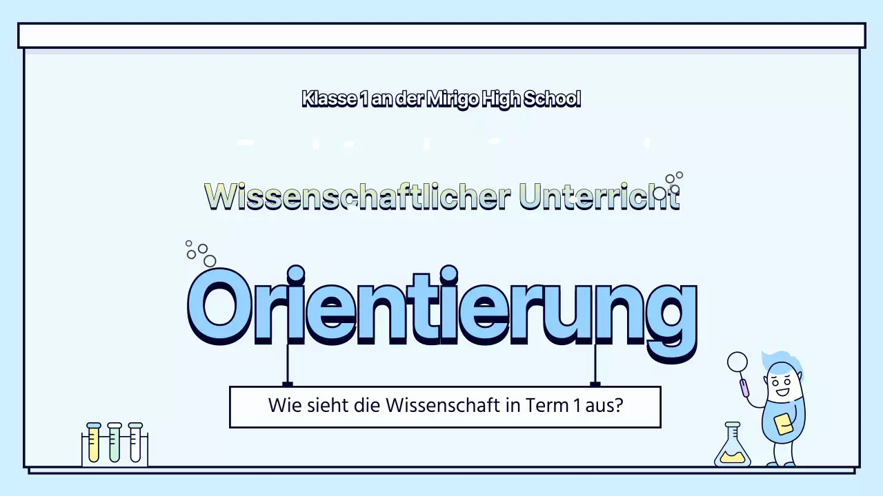 Orientierung im naturwissenschaftlichen Unterricht
