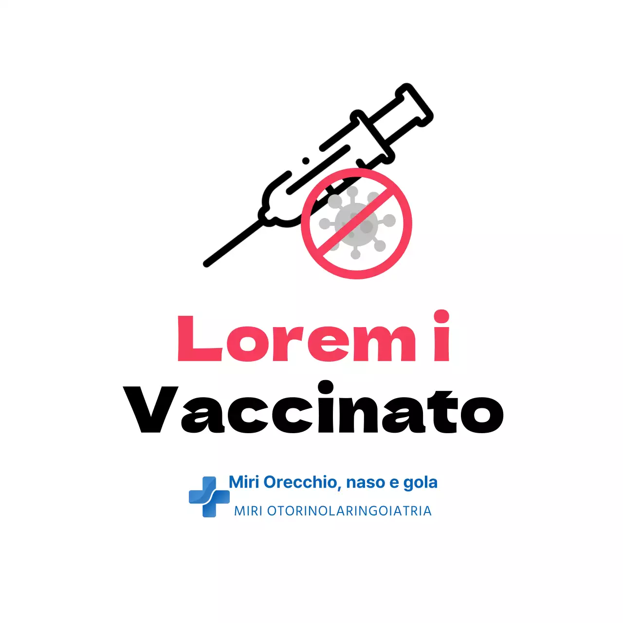 Adesivo del cerchio delle vaccinazioni