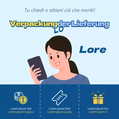 COVID-19 Lieferung und Verpackung Veranstaltungen