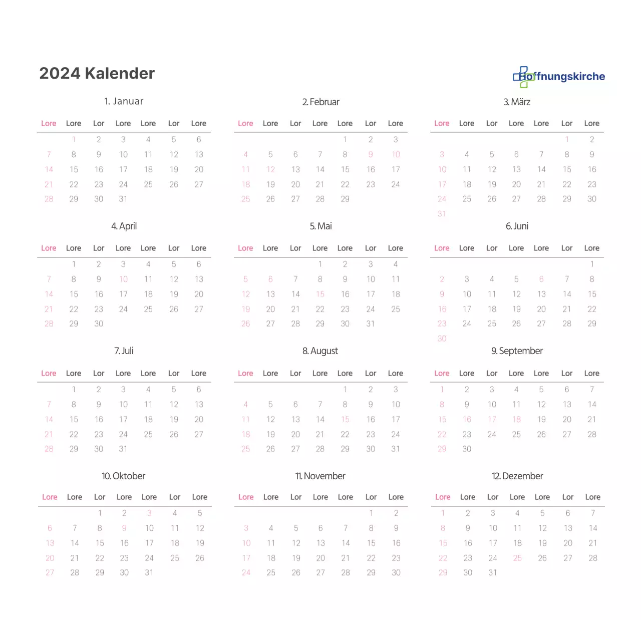  Illustration der Kirche Tischkalender der Kirche