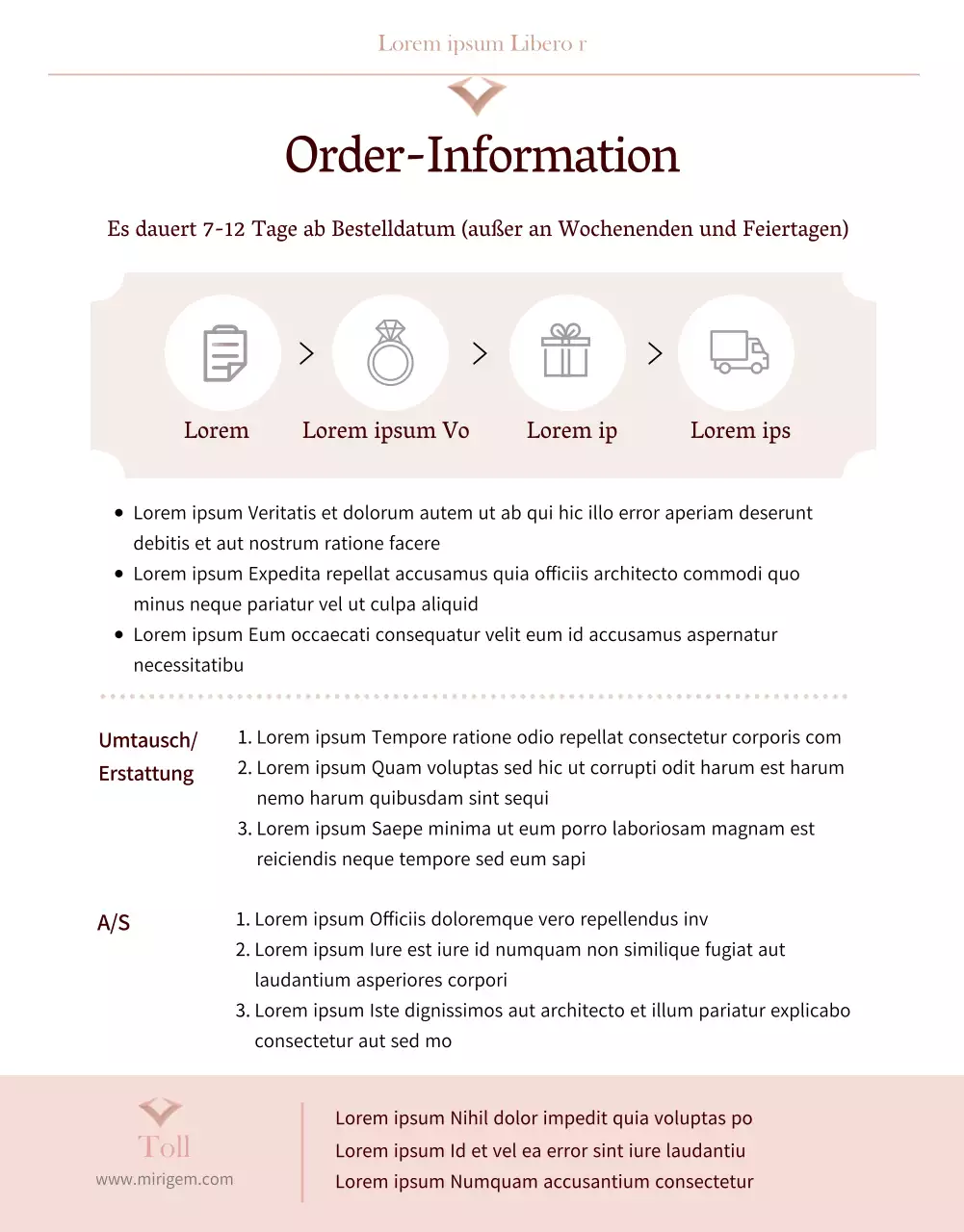 White Day Diamantring Geschenk Aktion