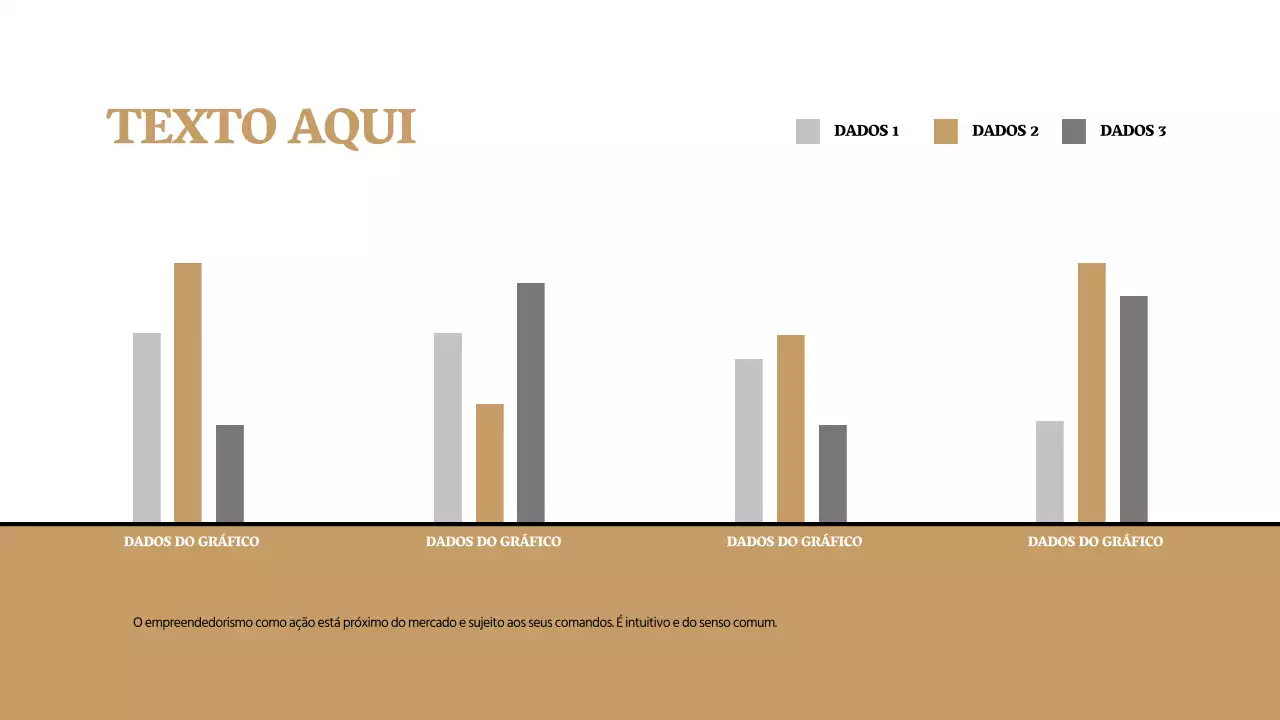 Um gráfico concetual simples em castanho e cinzento