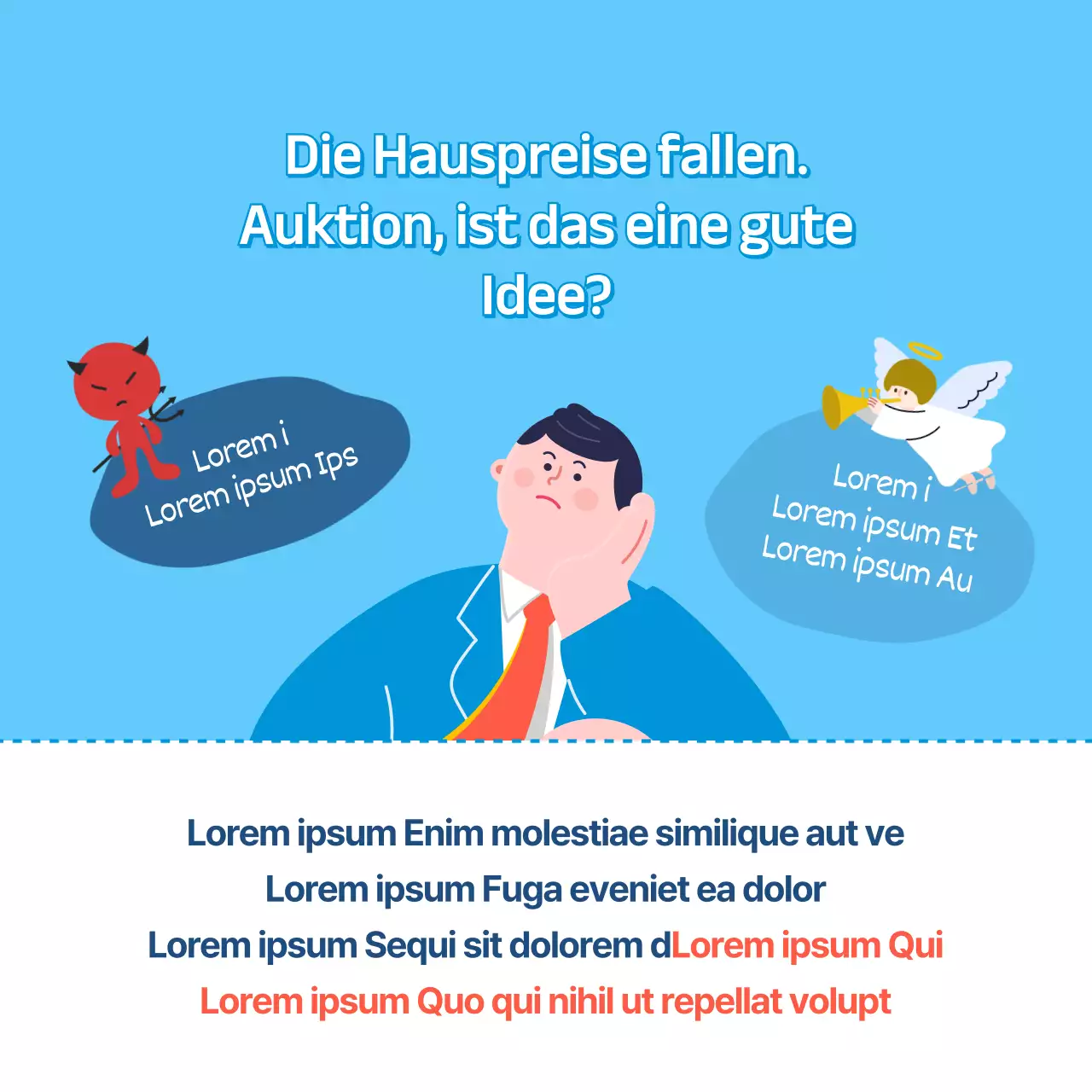 Tipps für das Bieten auf eine hellblaue Wohnung