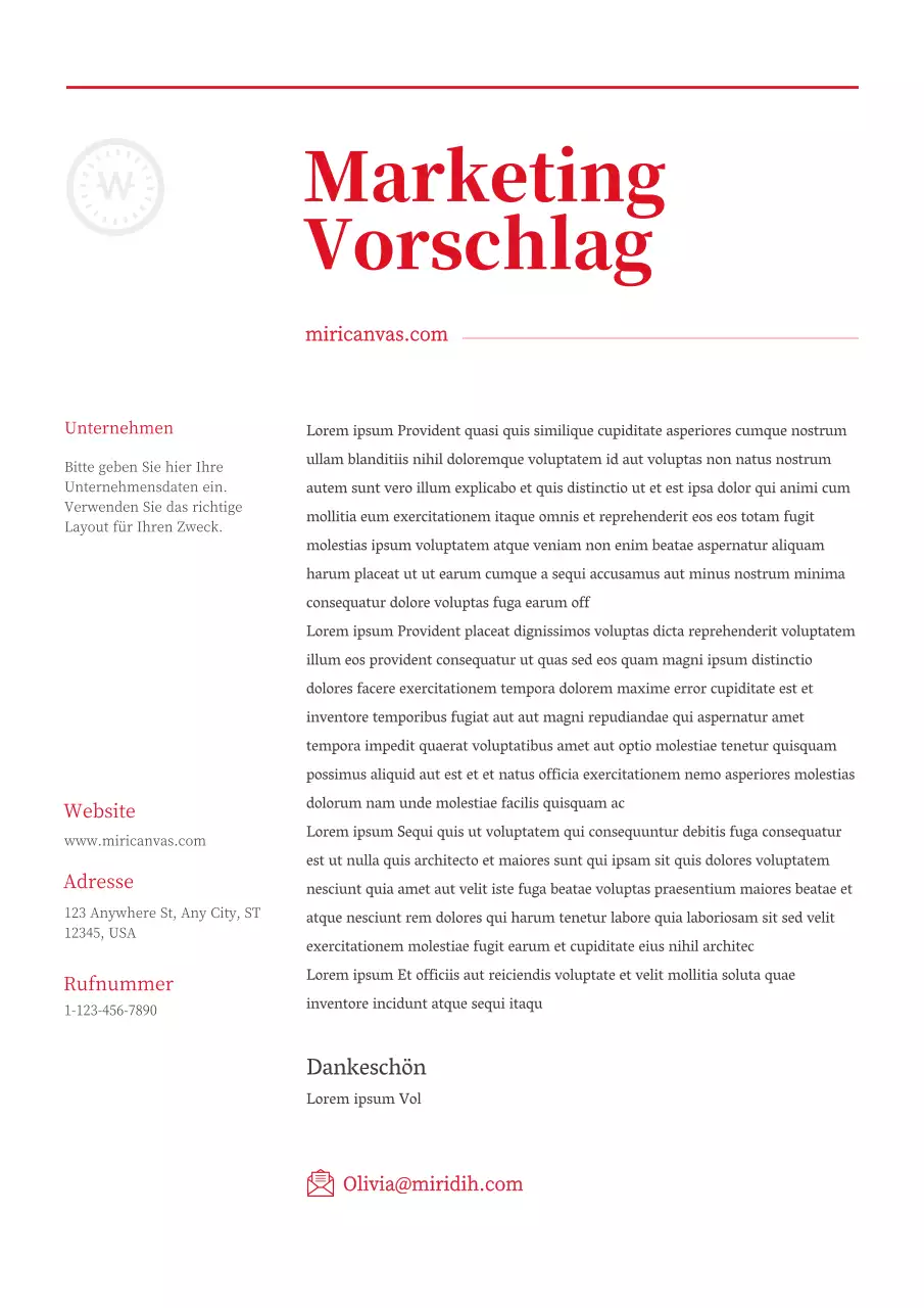 Formulare für Unternehmen