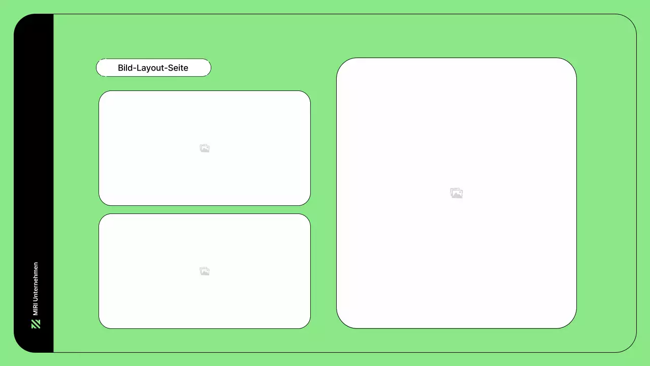 Business-Illustration mit einfachen Linien in Grün