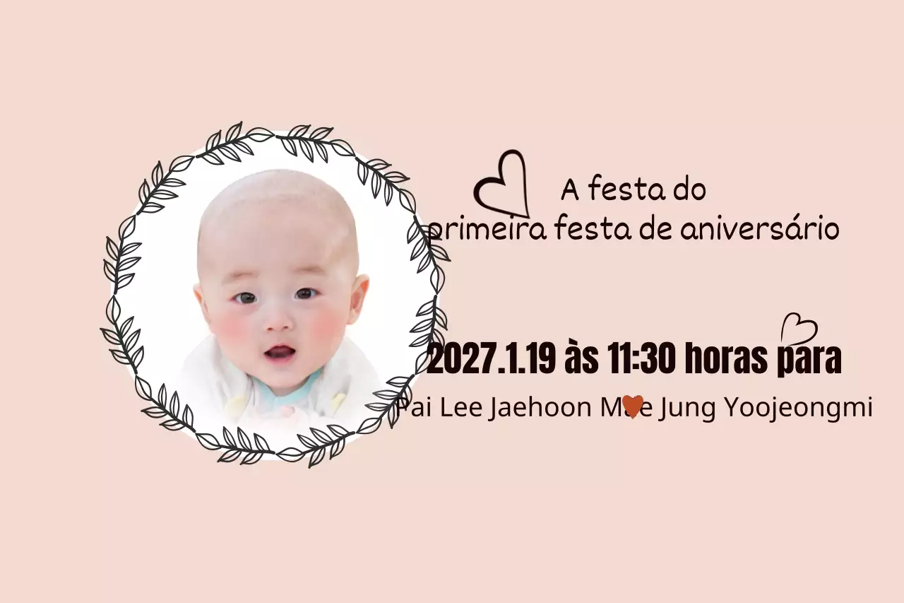 Festa do primeiro aniversário