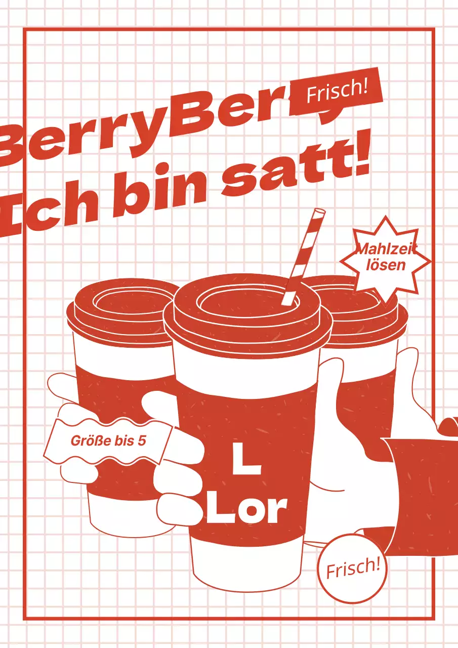 Ich bin voll mit Beeren.