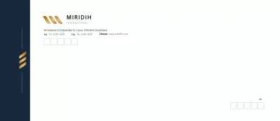 Navy Modern Corporate Farbige Umschläge